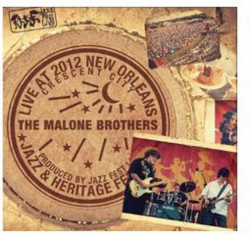 Malone Brothers - Live At Jazzfest 2012 - Music CD