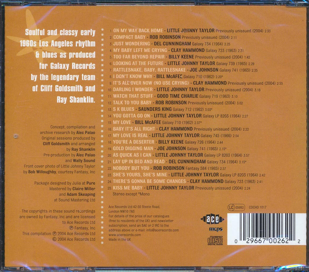 Various - Diggin Gold: A Galaxy Of West Coast Blues (25 tracks) Music CD