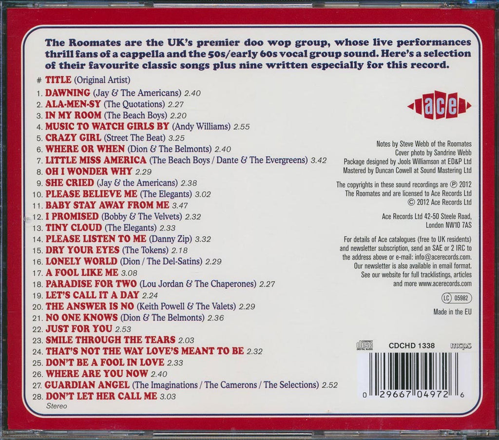 The Roomates - Dawning (28 tracks) Music CD