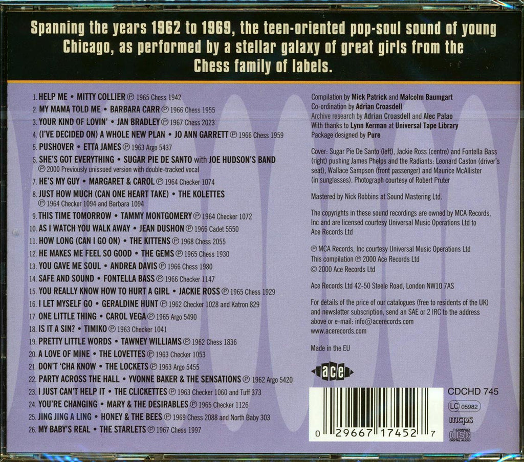 Various - Where The Girls Are Volume 3 (26 tracks) Music CD