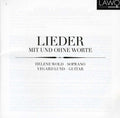 Wold / Lund - Lieder Mit Und Ohne Worte - Music CD