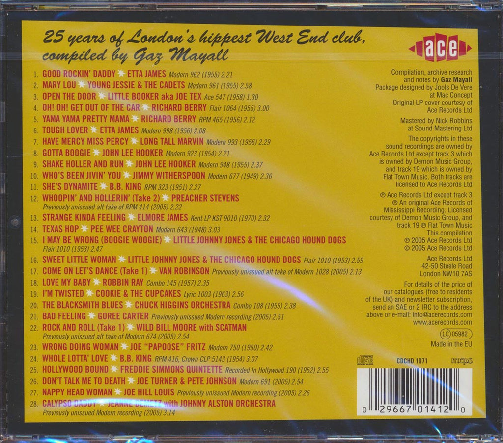 Various - Gaz's Rockin Blues (28 tracks) Music CD