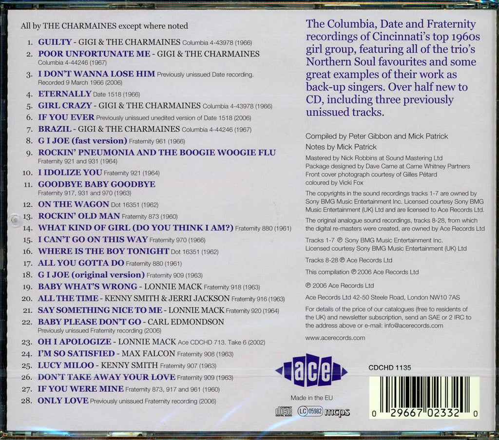 Gigi & The Charmaines - Gigi & The Charmaines (28 tracks) Music CD