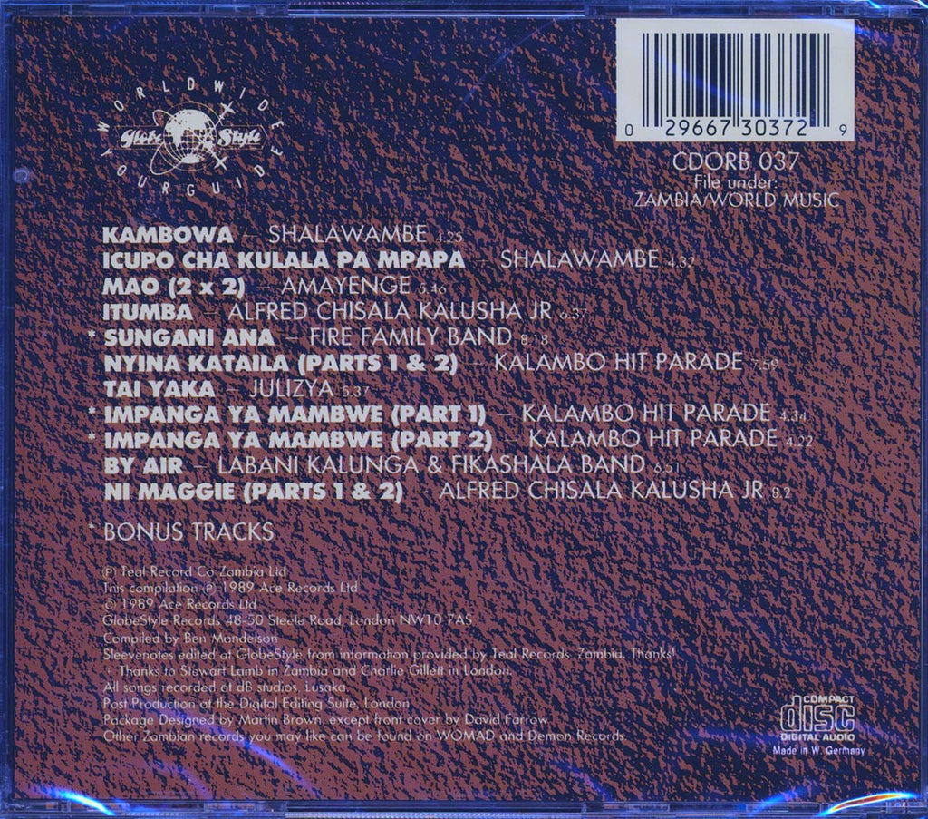 Various - Zambiance: Pop Music From Zambia Music CD