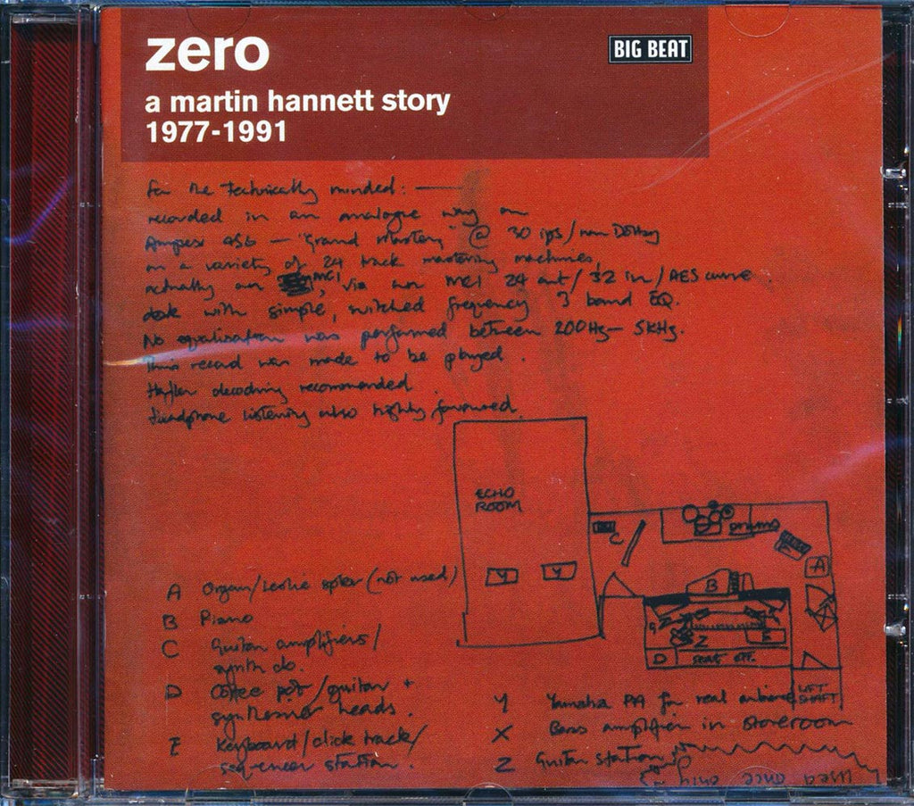 Various - Zero: A Martin Hannet Story 1977-1981 (21 tracks) Music CD