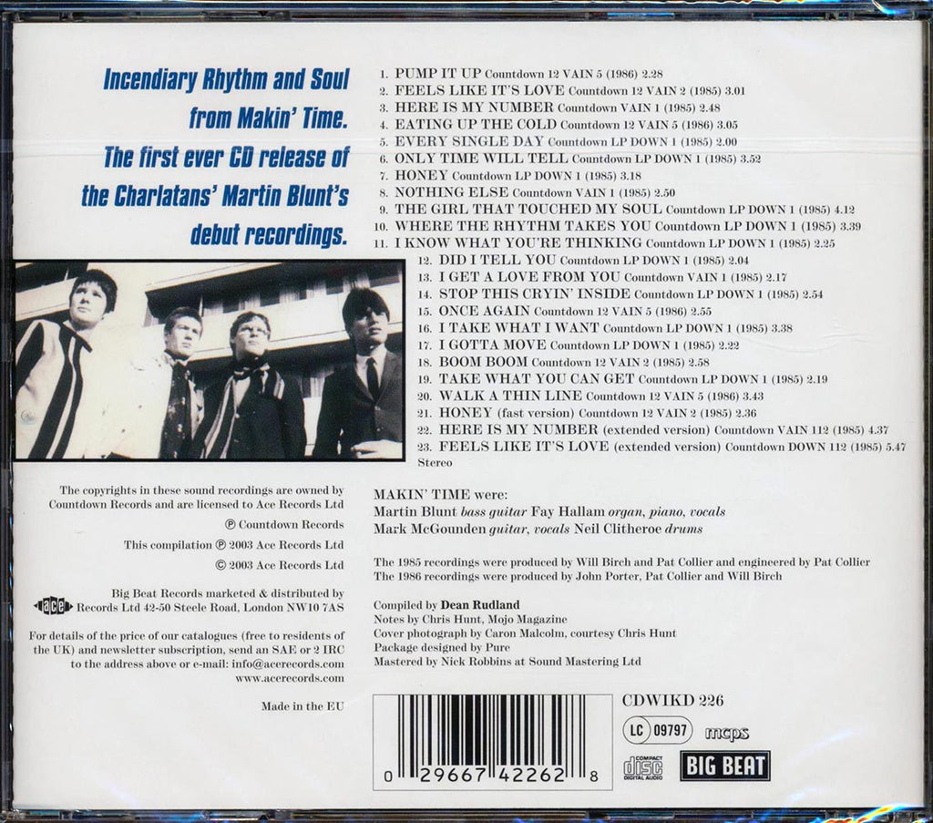 Makin Time - Rhythm: The Complete Countdown Recordings (23 tracks) Music CD