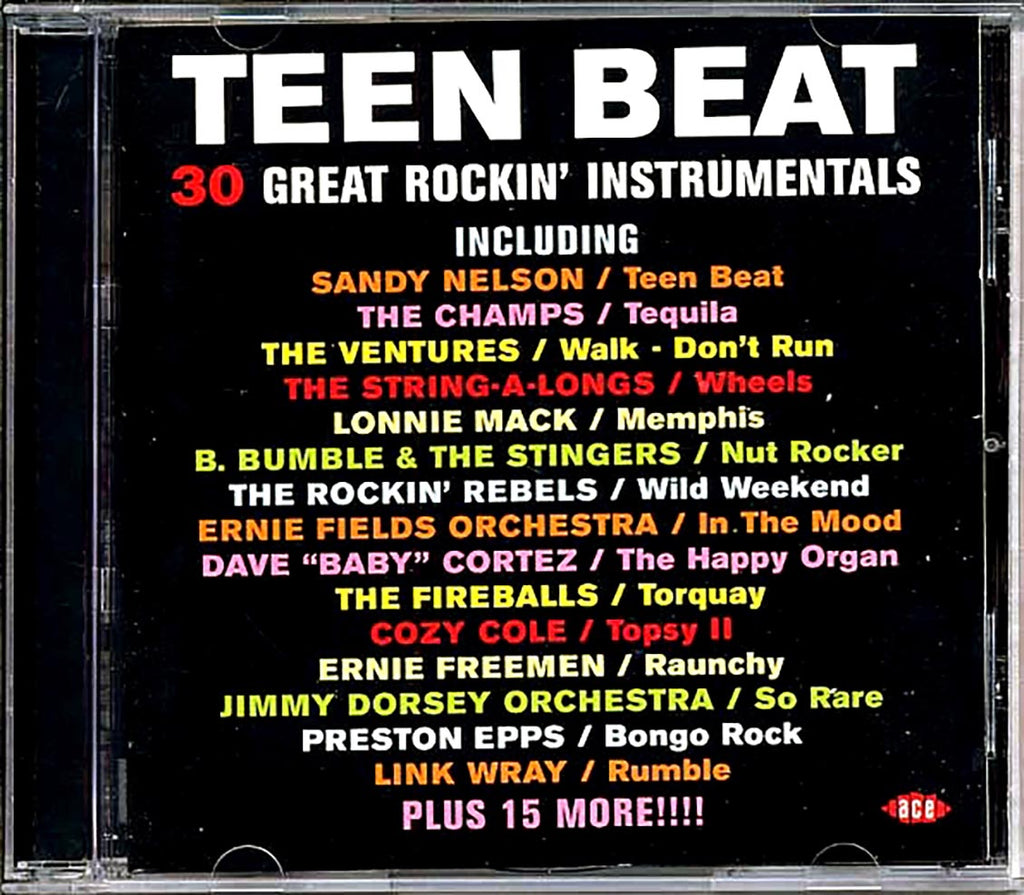 Various - Teen Beat: 30 Great Rockin Instrumentals (30 tracks) Music CD