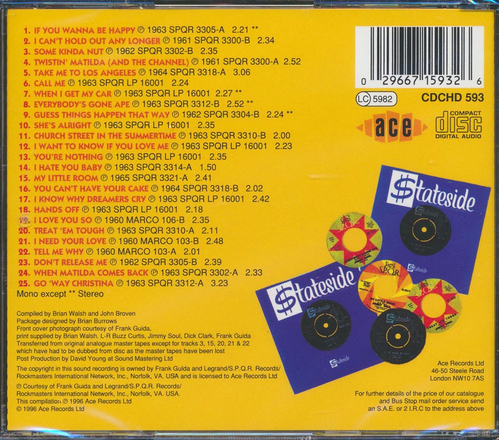 Jimmy Soul - The Very Best Of: If You Wanna Be Happy (25 tracks) Music CD