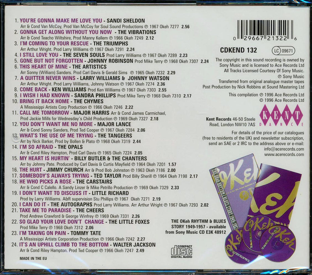 Various - Okeh: A Northern Soul Obsession (24 tracks) Music CD