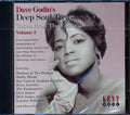 Various - Dave Godin's Deep Soul Treasures Volume 3 (25 tracks) Music CD