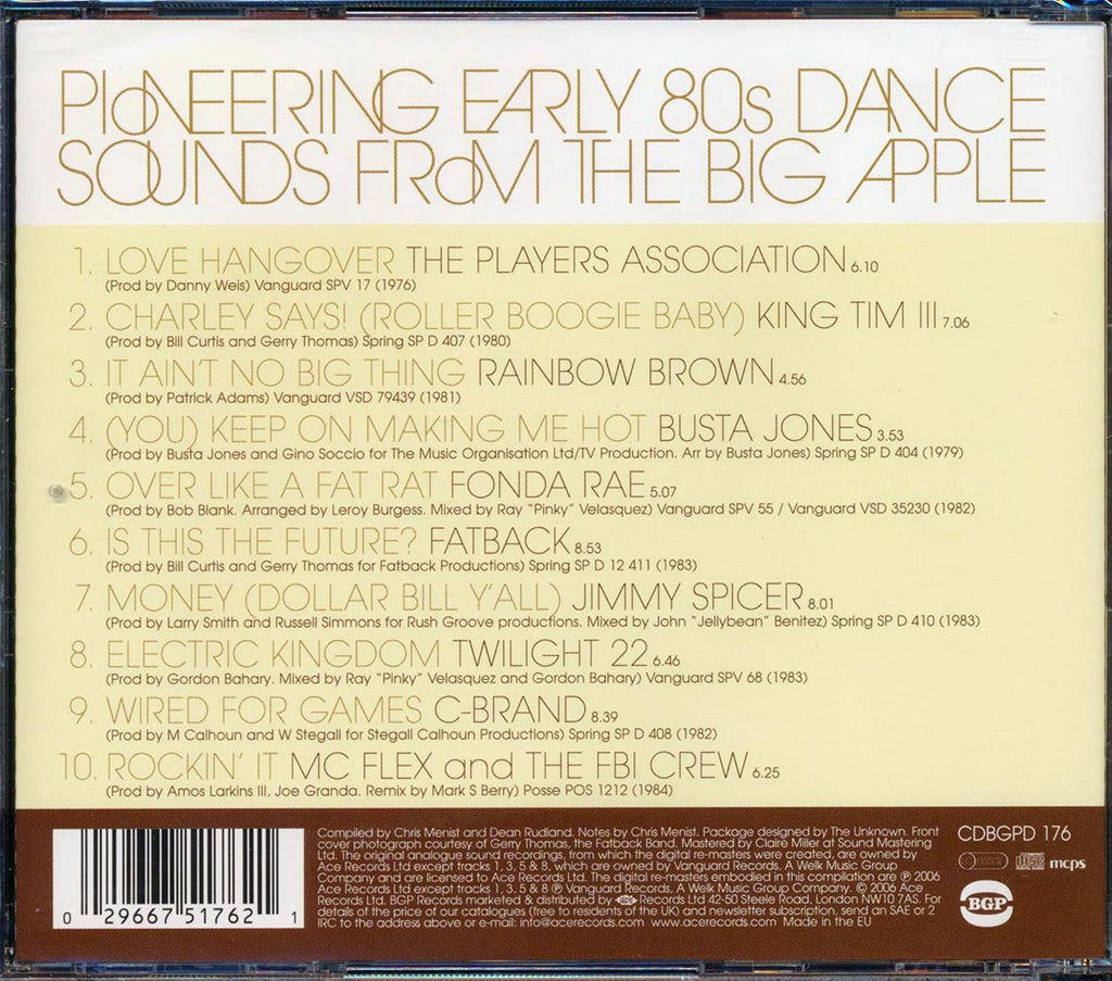 Various - The New York Sound: From The East Coast To The Future Music CD