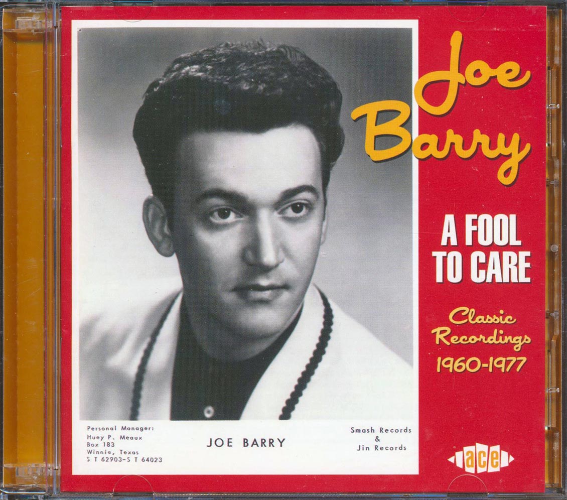 Joe Barry - A Fool To Care: Classic Recordings 1960-1977 (51 tracks) (2xCD) Music CD