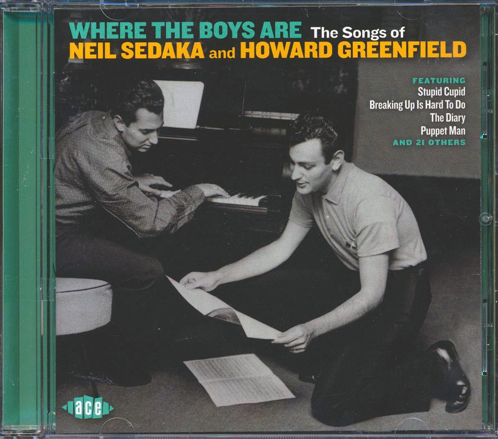 Various - Where The Boys Are: The Songs Of Neil Sedaka And Howard Greenfield (25 tracks) Music CD