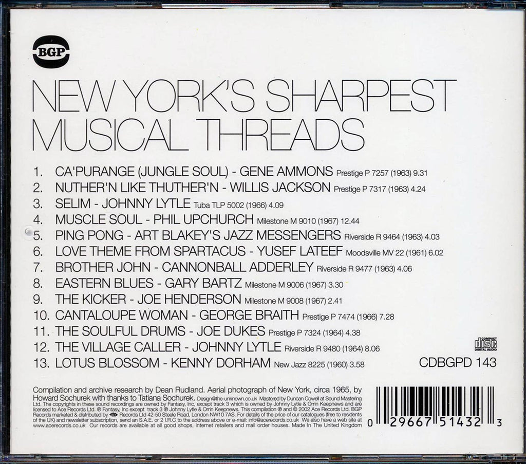 Various - Hip Walk: Jazz Undercurrents In 60s New York Music CD