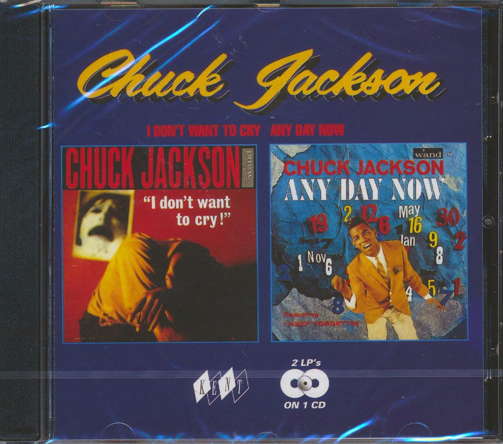 Chuck Jackson - I Don't Want To Cry + Any Day Now (24 tracks) Music CD