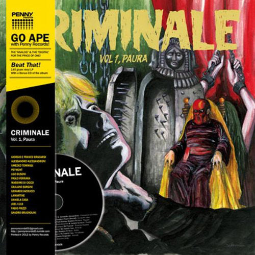 Criminale Vol. 1 - Paura / Var - Criminale Vol. 1 - Paura - Vinyl Record