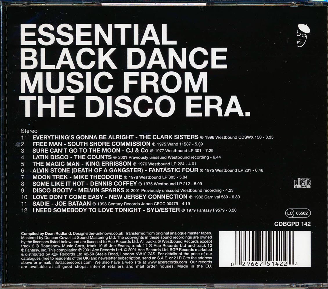 Various - Alright: Black American Dance Music From The Disco Era Music CD