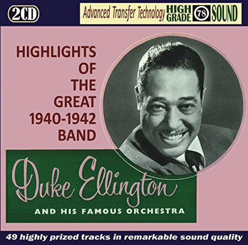 Ellington,duke - Highlights Of The Great 1940-1942 - Music CD