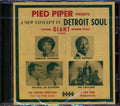 Various - Pied Piper Presents A New Concept In Detroit Soul (24 tracks) Music CD