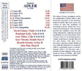Adler / Fulmer / Kelly - Music For Strings - Music CD