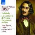Ernst / Spacek / Back - Erlkonig / Le Carnaval De Venise - Music CD