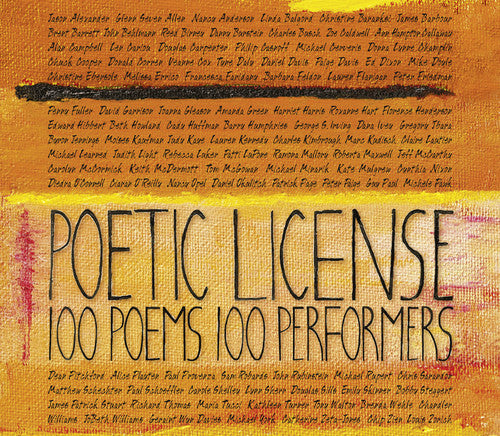 Poetic License: 100 Poems 100 Performers / Var - Poetic License: 100 Poems 100 Performers / Var - Music CD