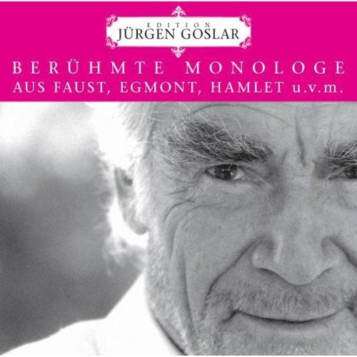 Goslar,jurgen - Bernhmte Monologe Der Weltlit. - Music CD
