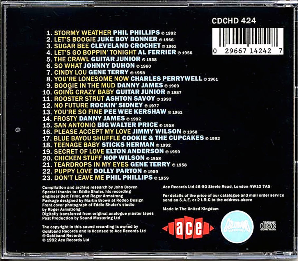 Various - Eddie's House Of Hits: The Story Of Goldband Records Music CD