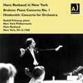 Brahms / Rosbaud - Pno Con 1 R. Firkus - Music CD