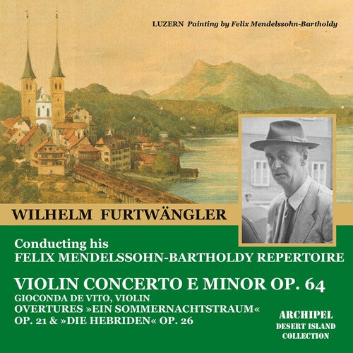 Mendelssohn / Furtwangler - Vln Konzert Op.64 De Vito Vl - Music CD