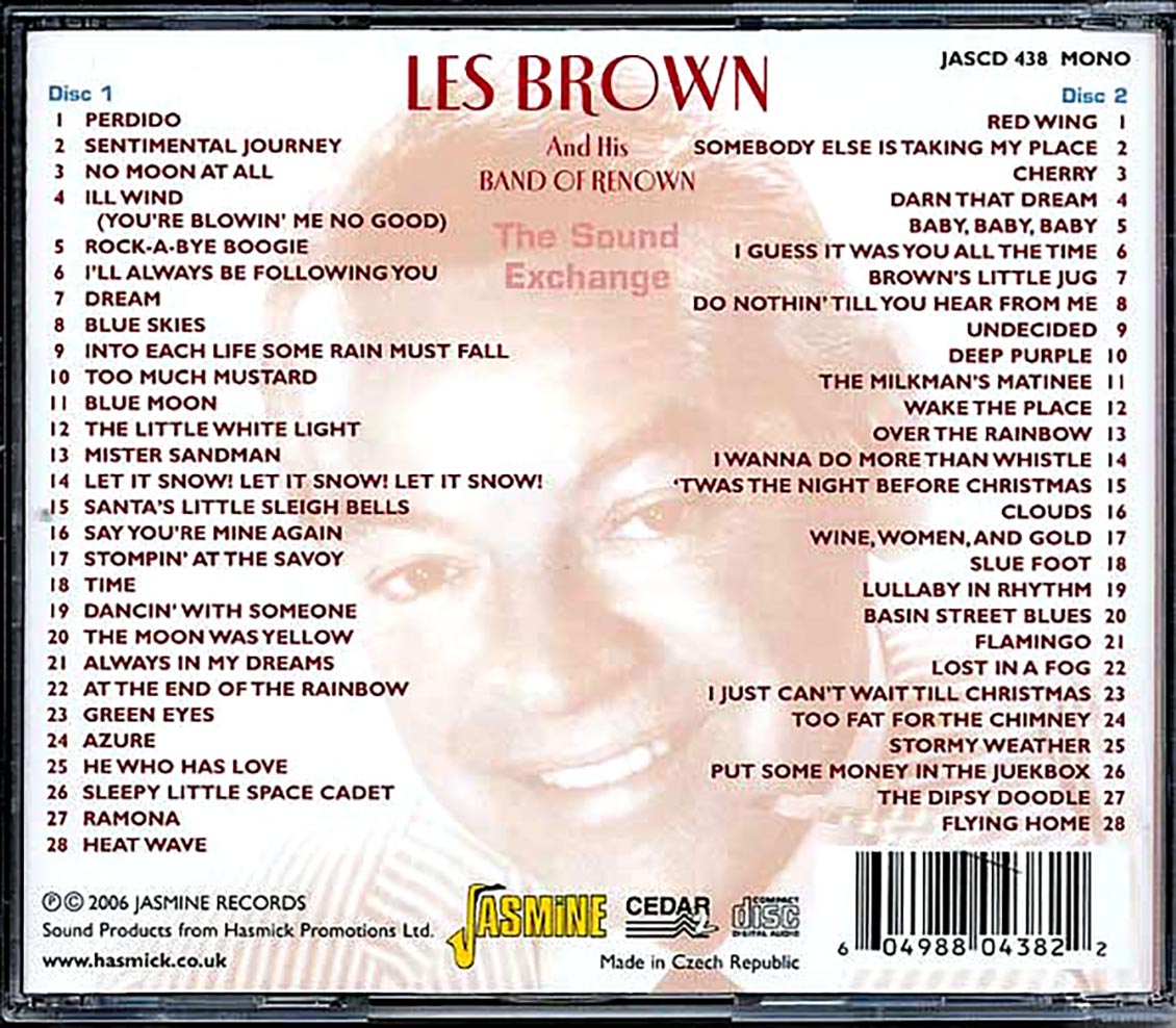 Les Brown & His Band Of Renown - The Sound Exchange (56 tracks) (2xCD) Music CD