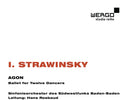 Stravinsky / Baden-baden / Rosbaud - Agon - Music CD