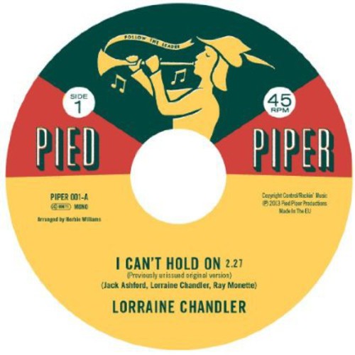 Chandler,lorraine / Hesitations - I Can't Hold On / I'm Not Built That Way - Vinyl Record