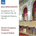 Rachmaninov / Detroit Symphony Orch / Slatkin - Symphony No 3 / Symphonic Dances - Music CD
