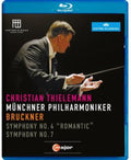 Bruckner / Thielemann / Munich Philharmonic - Symphonies Nos 4 & 7 - Blu-ray