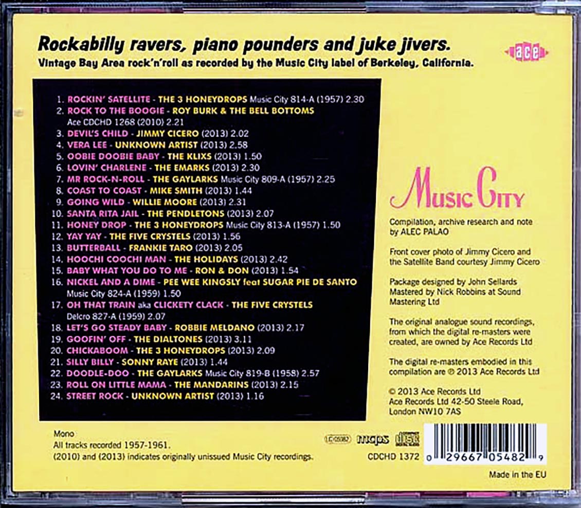 Various - Going Wild! Music City Rock 'N' Roll (24 tracks) Music CD