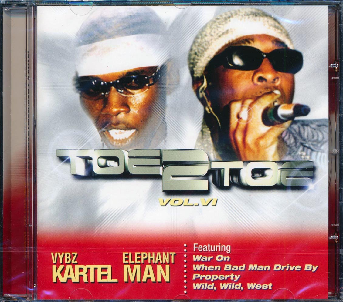 Vybz Kartel, Elephant Man - Toe To Toe Volume 6 Music CD