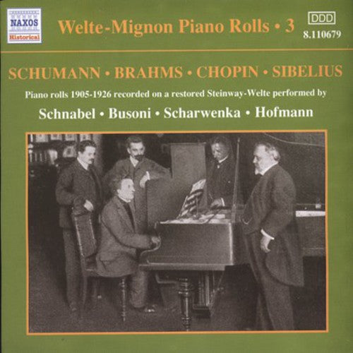 Welte-mignon Piano Rolls 3 / Various - Welte-mignon Piano Rolls 3 / Various - Music CD