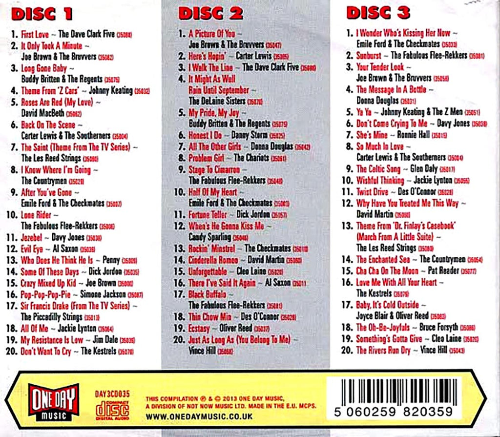 Various - First Love: The Piccadilly Records Story 1961-1962 (60 tracks) (3xCD) (deluxe 3-fold digipak) Music CD