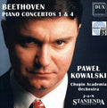 Beethoven / Kowalski / Stanienda - Piano Concertos 1 & 4 - Music CD
