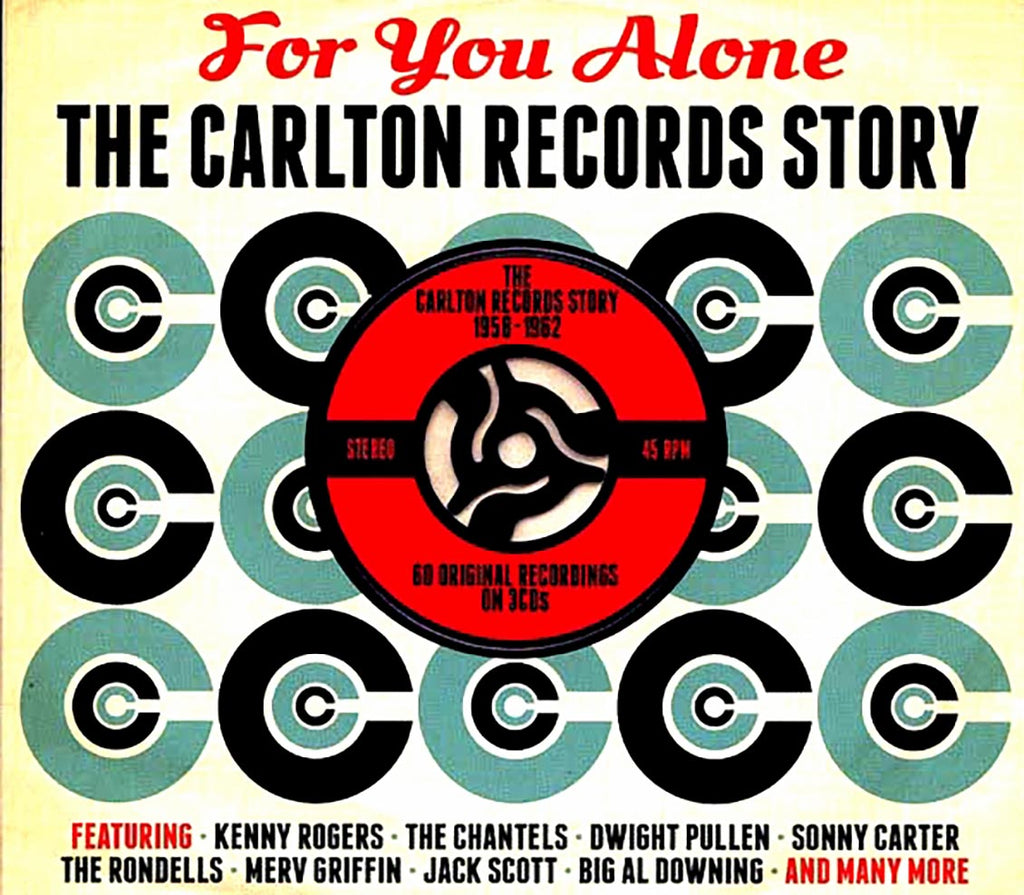 Various - For You Alone: The Carlton Records Story 1958-1962 (60 tracks) (3xCD) (deluxe 3-fold digipak) Music CD