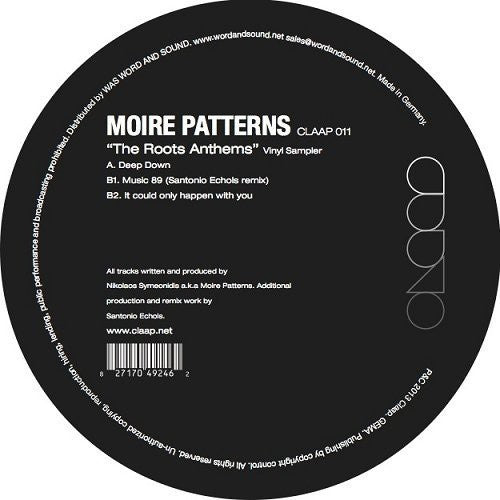Moire Patterns - Roots Anthems Sampler Pack - Vinyl Record