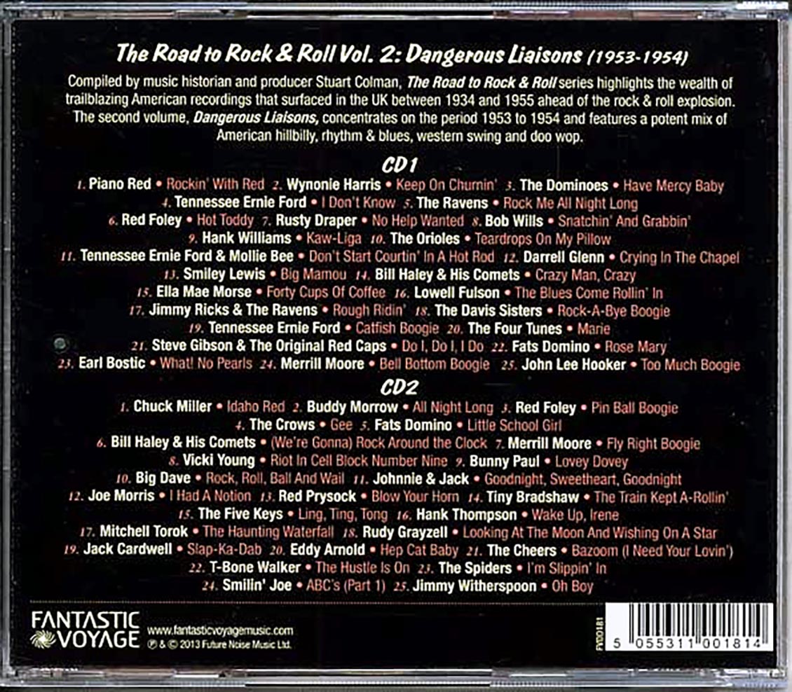 Various - The Road To Rock & Roll Volume 2: Dangerous Liaisons 1953-1954 (50 tracks) (2xCD) Music CD