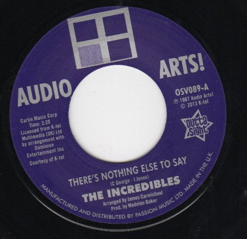 Audio Arts Strings The Incredibles - There's Nothing Else To Say - Vinyl Record