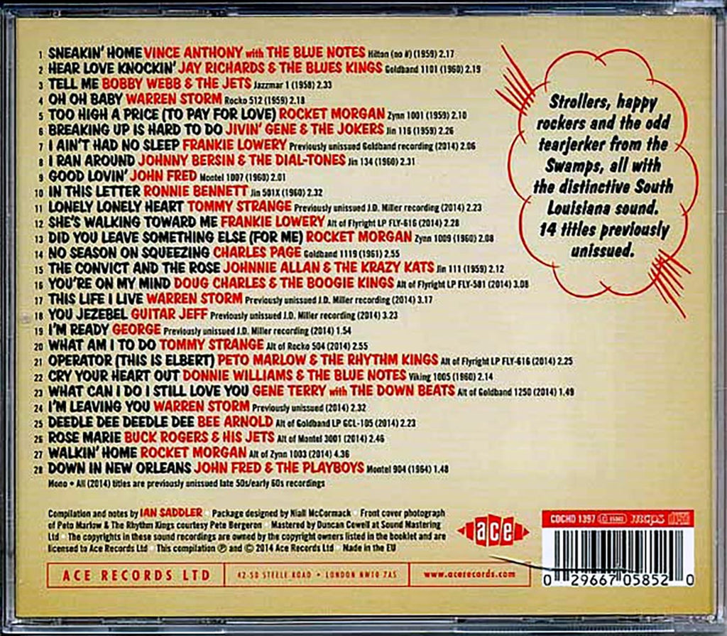 Various - Swamp Pop By The Bayou (28 tracks) Music CD