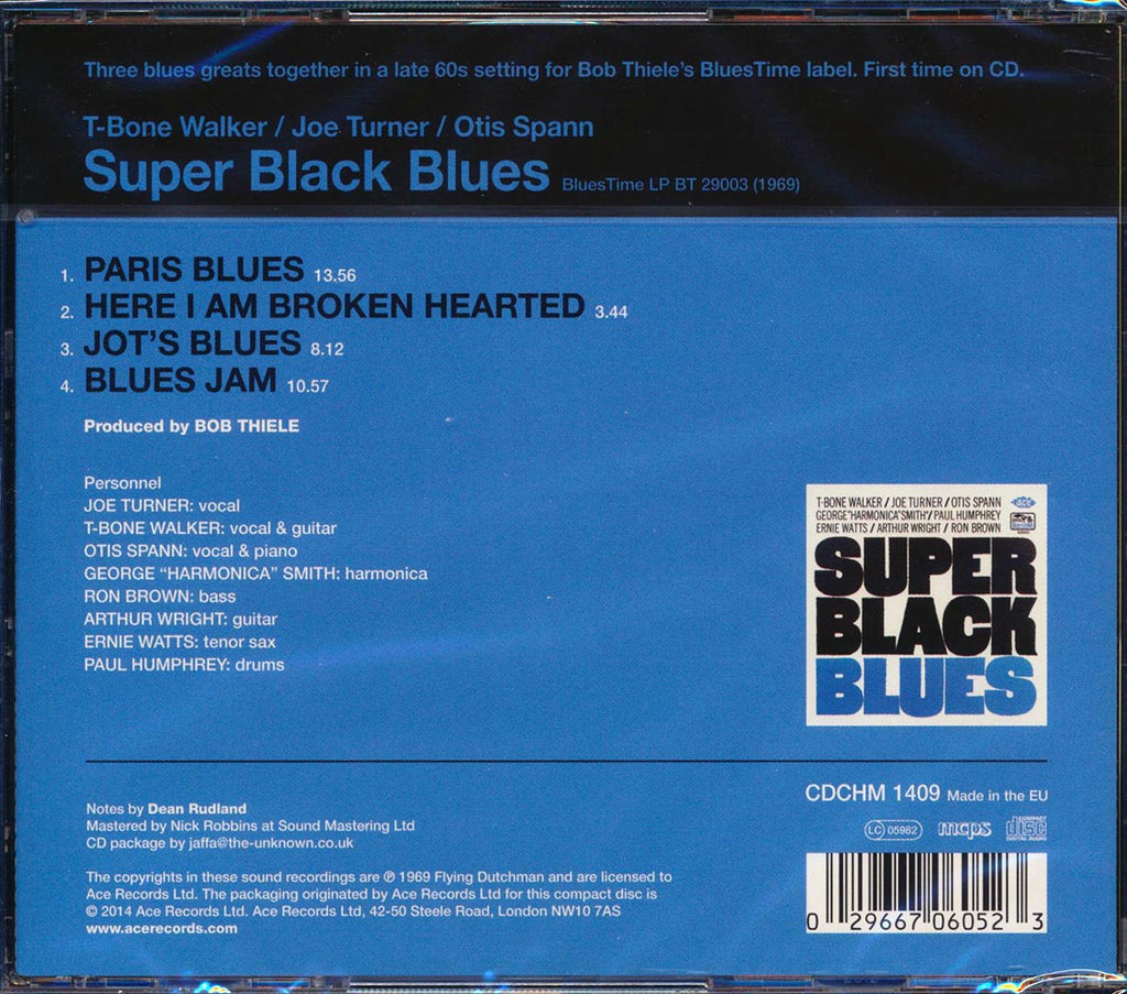 T-Bone Walker, Joe Turner, Otis Spann - Super Black Blues Music CD