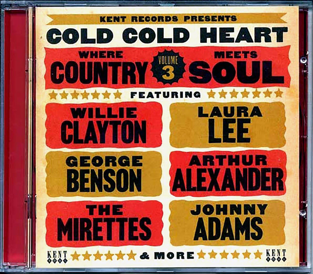 Various - Cold Cold Heart: Where Country Meets Soul Volume 3 (24 tracks) Music CD