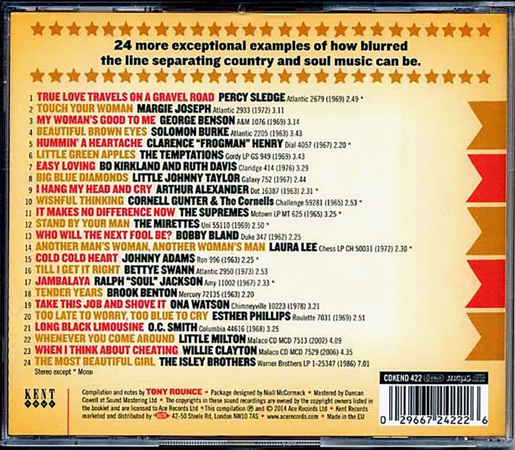 Various - Cold Cold Heart: Where Country Meets Soul Volume 3 (24 tracks) Music CD
