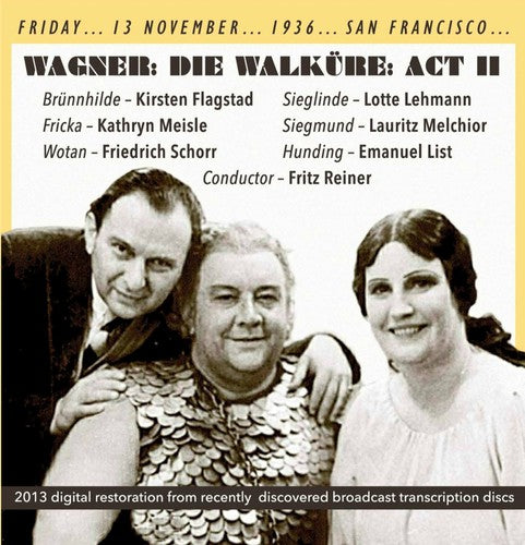 Wagner / Flagstad / Lehmann / Meisle / Melchior - Die Walkure - Act Ii - Music CD