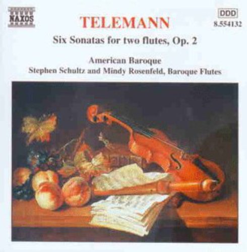 Telemann / Schultz / Rosenfeld - Six Sonatas For Two Flutes Op 2 - Music CD